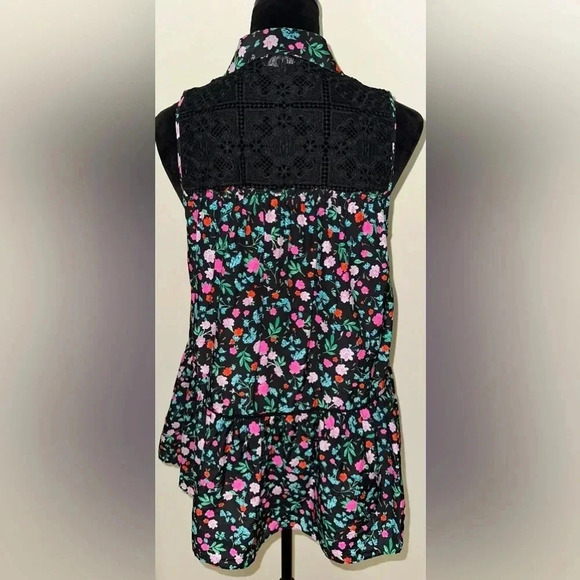 Kate Spade New York Women's Greenhouse Lace Yoke Top Size M - Picture 5 of 7